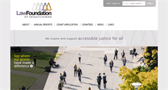 Desktop Screenshot of lawfoundation.sk.ca